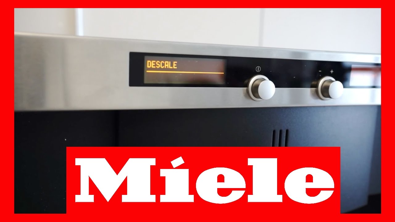 How to Descale Miele Nespresso CVA2660 CVA2650 CVA2652