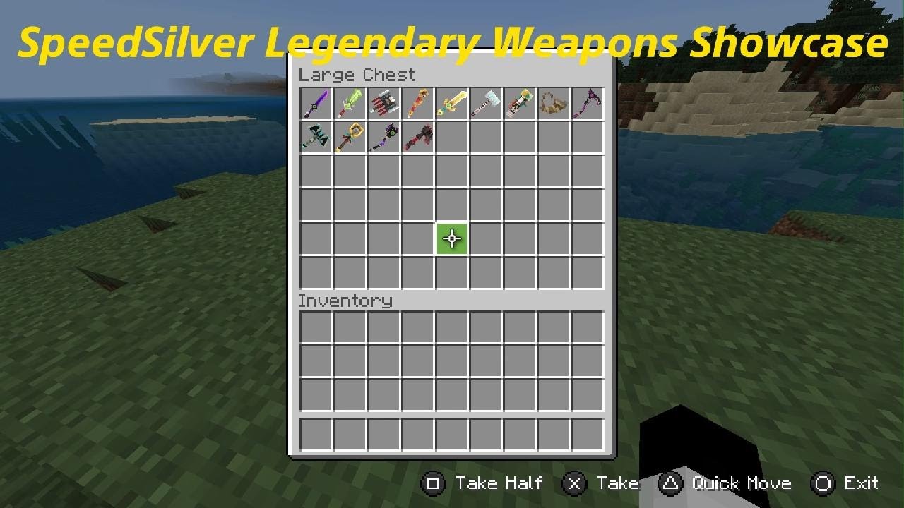 Minecraft SpeedSilver Deadliest Tournament Map Add-On Legendary Weapons Showcase