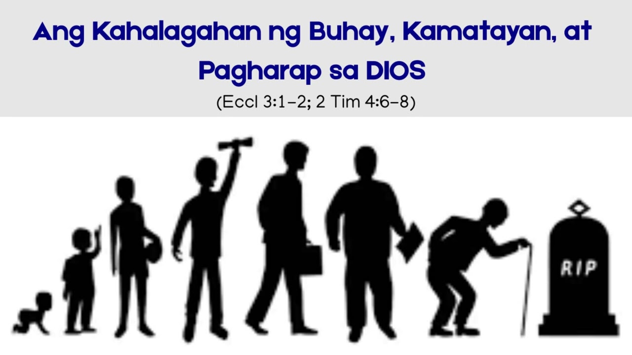 Ang Kahalagahan ng Buhay, Kamatayan at Pagharap sa DIOS (Ecclesiaster 3:1-2)