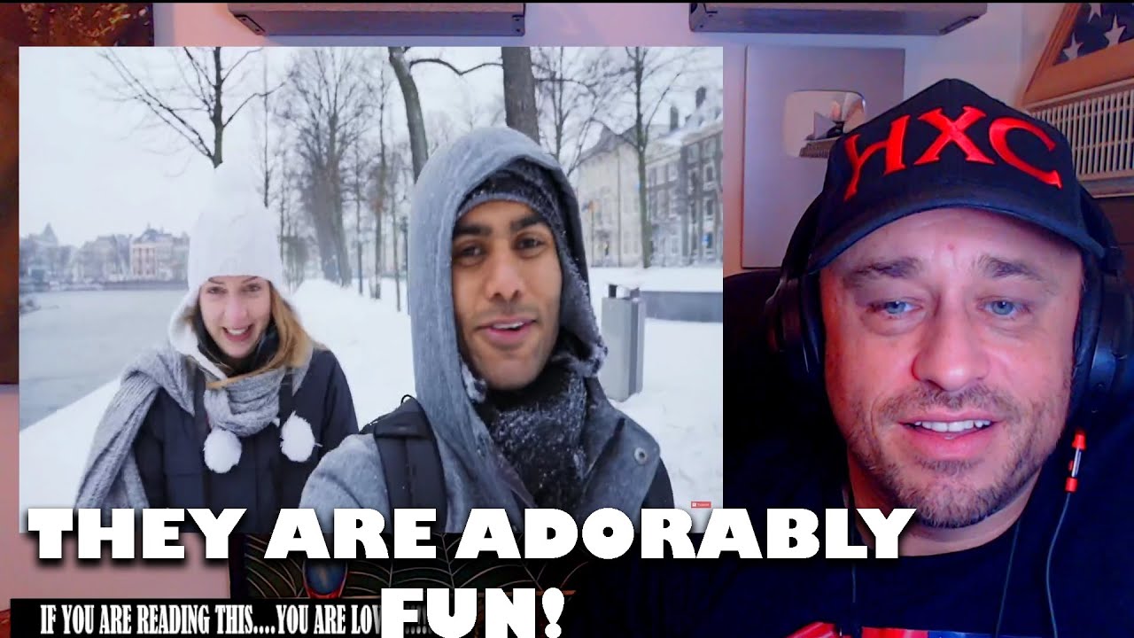 SNOWSTORM IN THE NETHERLANDS! | Winter Hiking with CODE RED in The Hague Reaction!