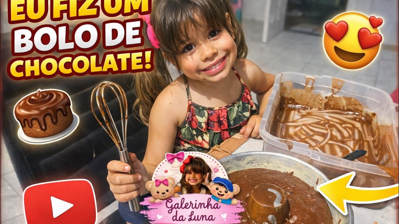 Passo a passo do meu segundo bolo de chocolate😋