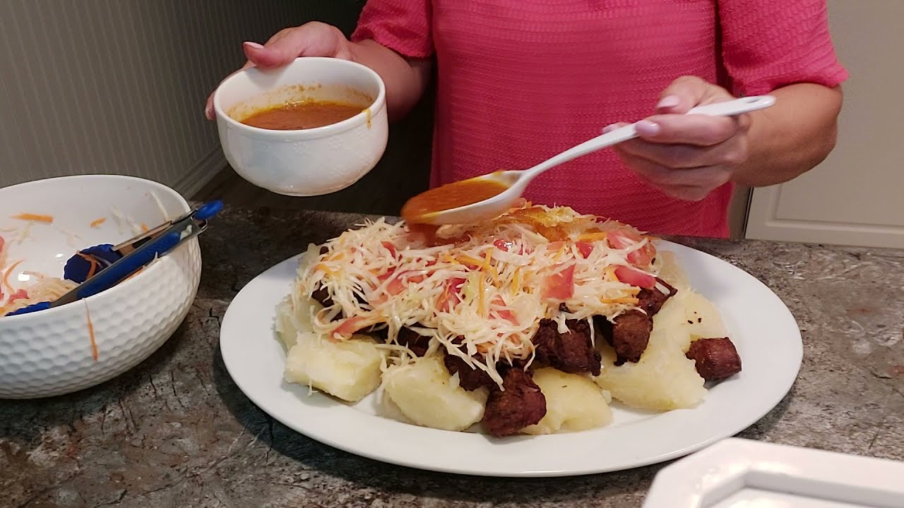Como preparar un vigorón plato típico Nicaraguense - How to prepare vigorón  typical Nicaraguan dish