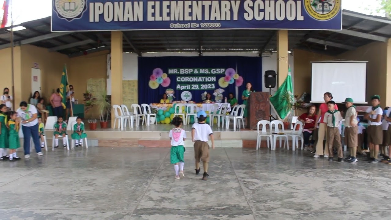 Presentation of Mr. BSP and Ms. GSP Iponan Elem School 2023