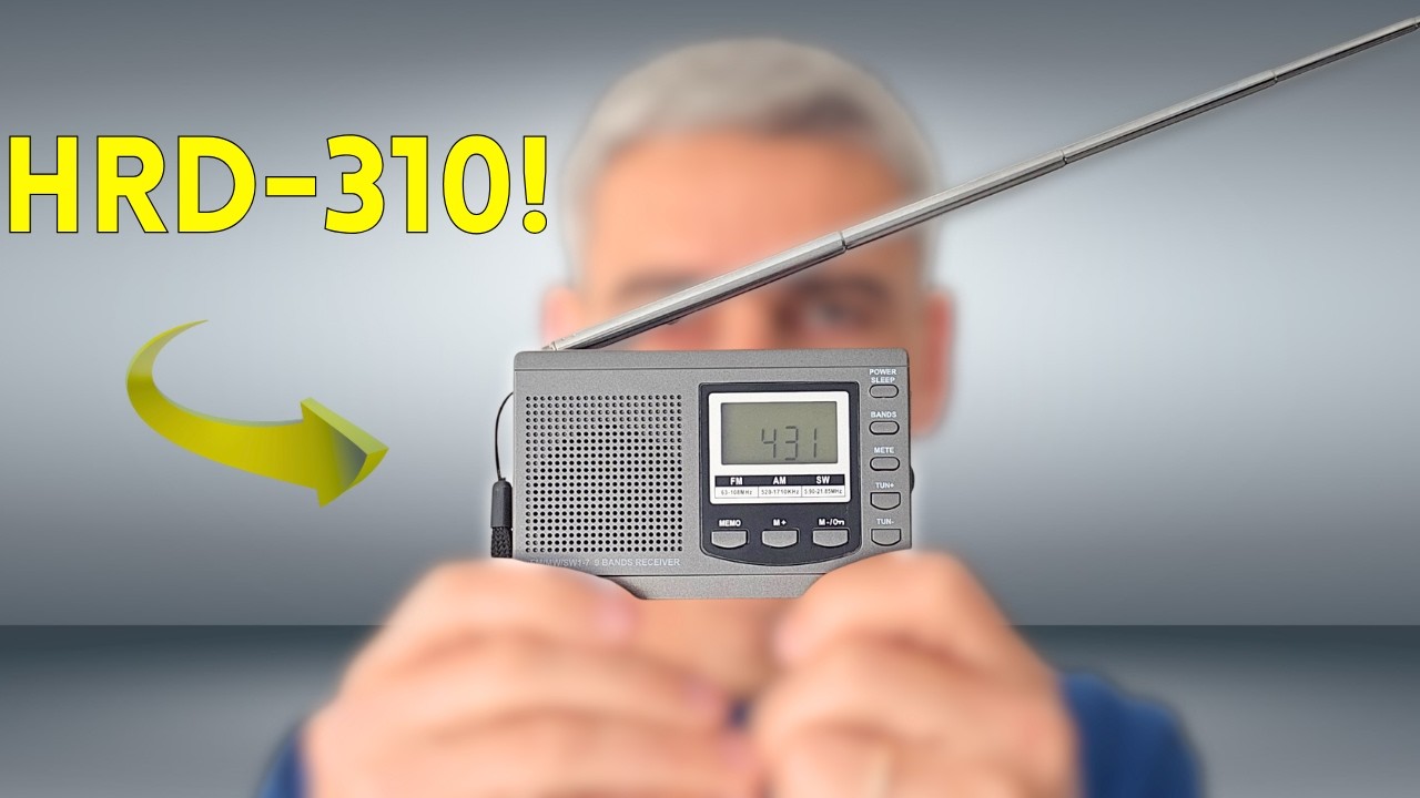 HanRongda HRD-310: ПОРТАТИВНОЕ радио, которое помещается в карман!