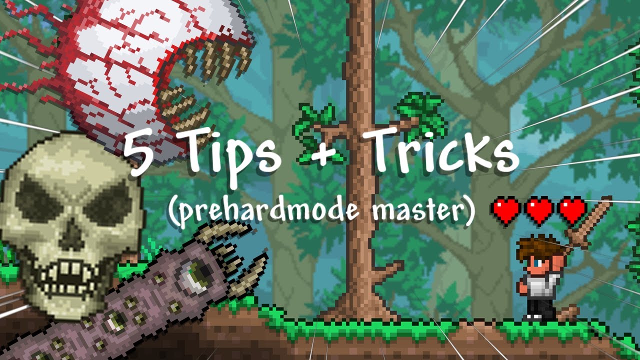 5 Tips & Tricks for Terraria Master Mode! (Pre Hardmode)