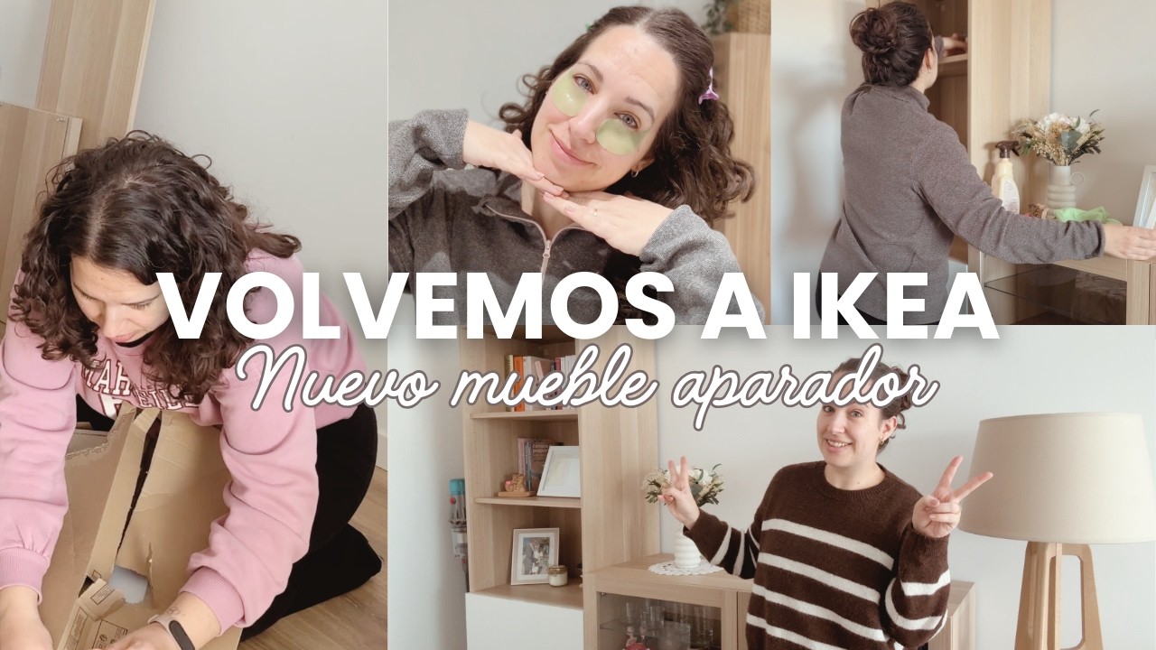 Haul Ikea 🏠 Compramos nuevo mueble para el salón-comedor y lo montamos🛠️