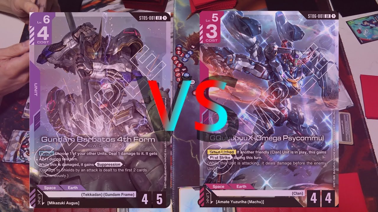 Gundam TCG ST06 Clan Unity vs ST05 Iron Bloom