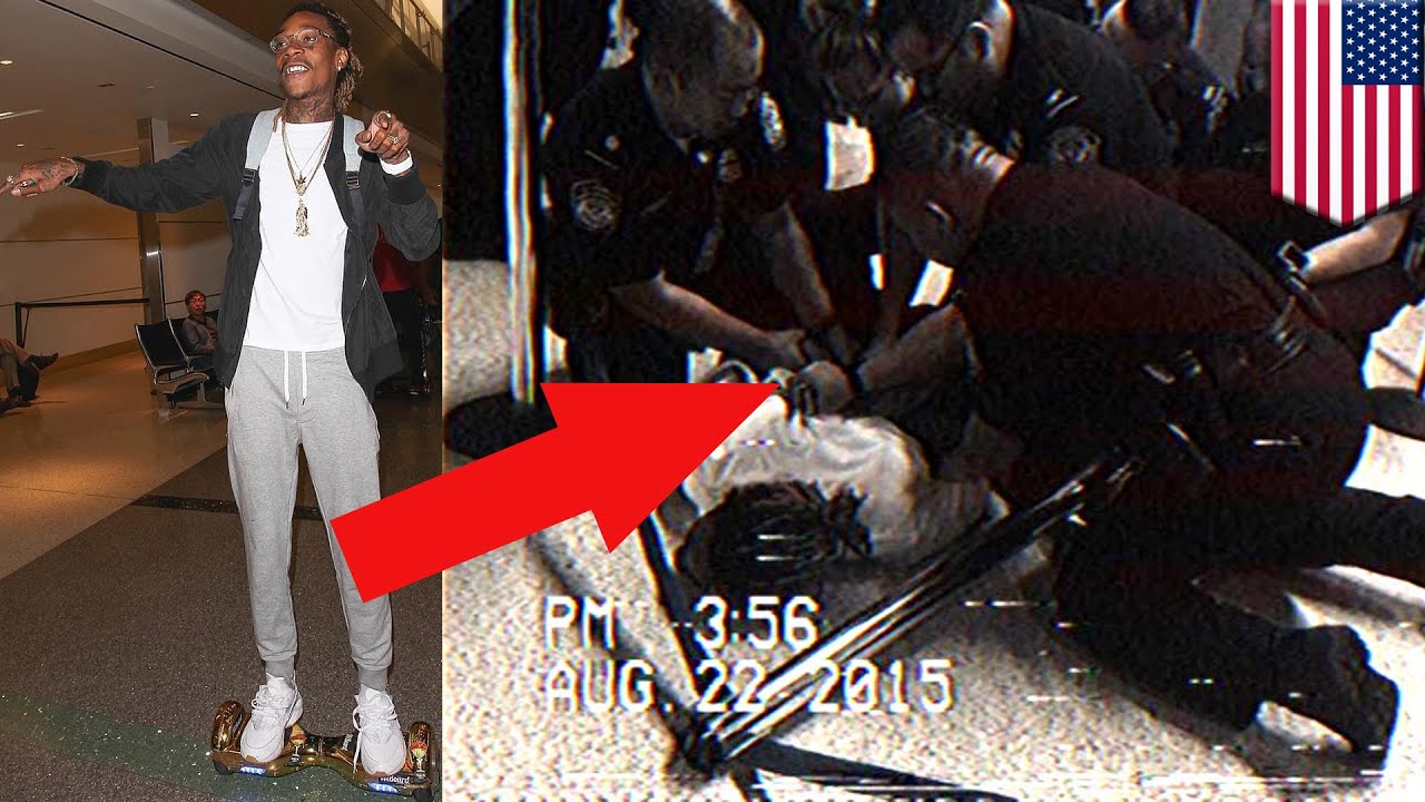 Wiz Khalifa handcuffed at LAX Airport for riding a 'hoverboard' - TomoNews