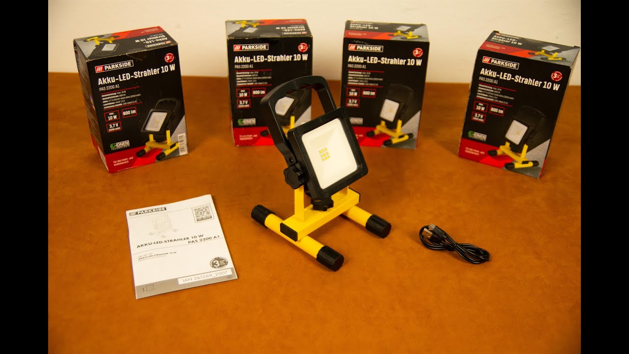 Прожектор аккумуляторный PARKSIDE Aku LED Reflektor PAS 2200 A1