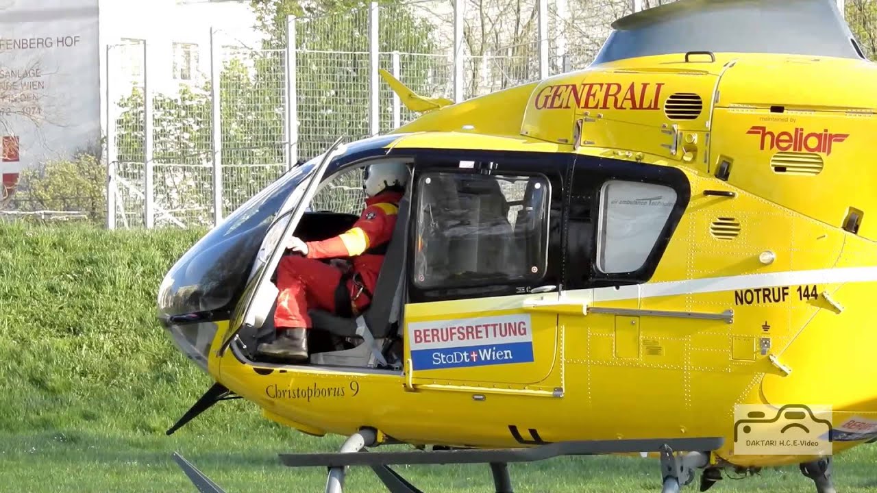Einsatz vom Notfallhubschrauber Christophorus 9 Nikon coolpix P900