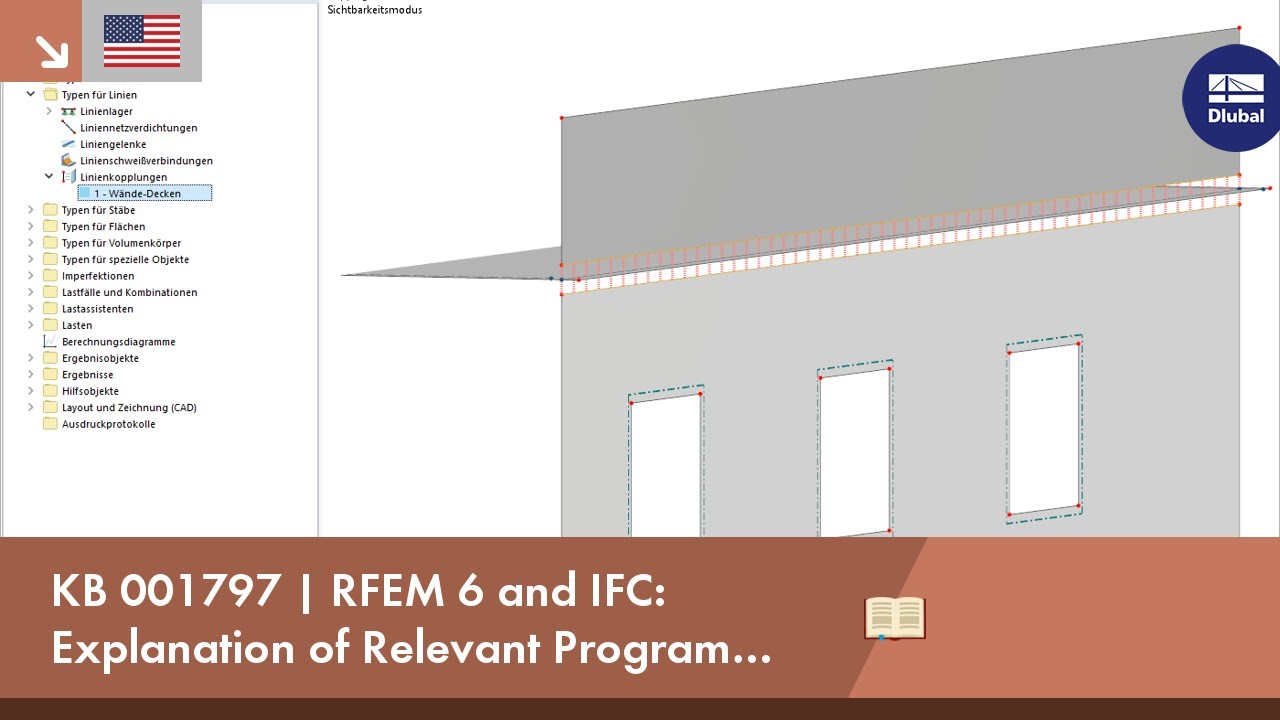 KB 001797 | RFEM 6 and IFC: Explanation of Relevant Program Features