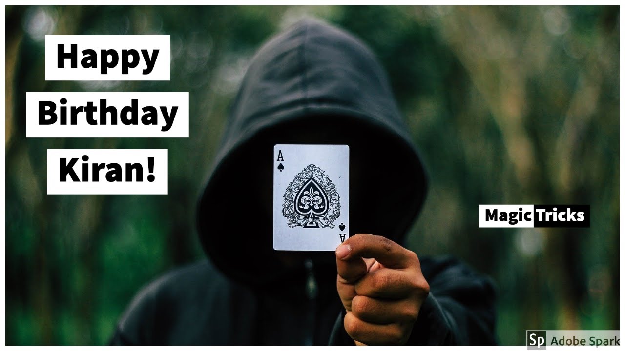 Unique Birthday wish using a deck of cards and sleight of hand | Card Magic | Indian Illusionist