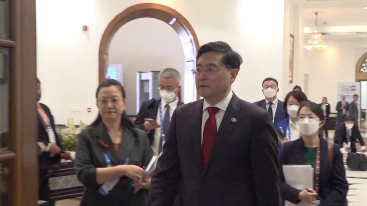 Chinese FM Qin Gang engages counterparts on sidelines of G20