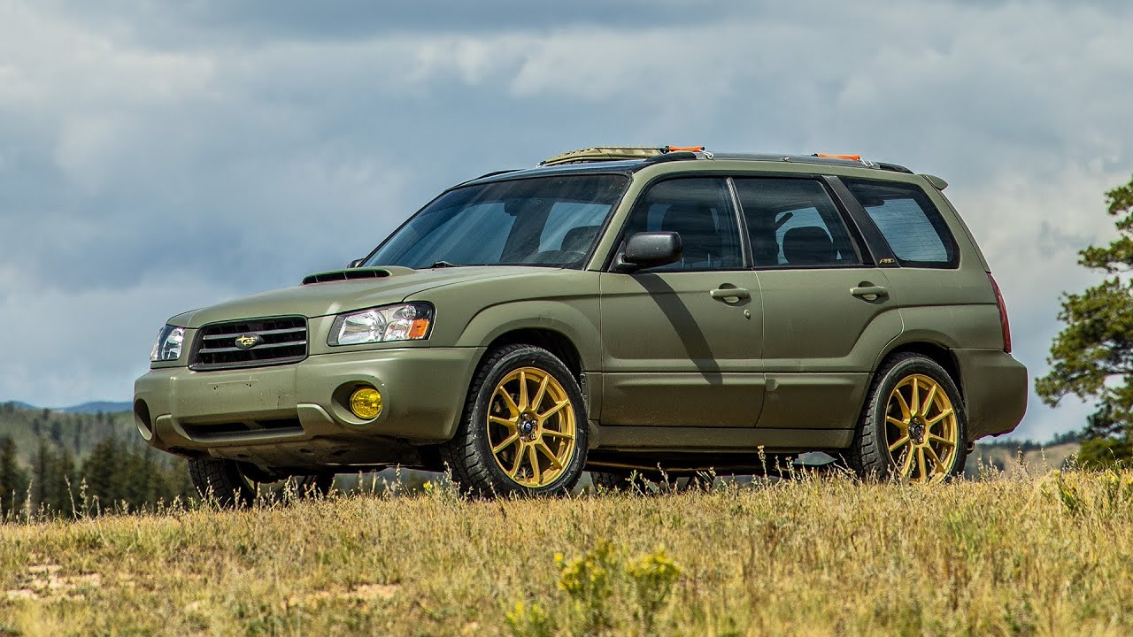 My Subaru Forester 2.5XT - Cobb Stage 2 Turbo, Plastidipped Camo Green, 2004 FXT.