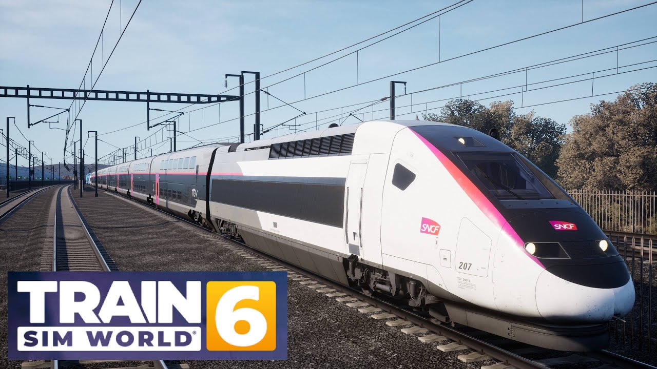 TRAIN SIM WORLD 6 - DECOUVERTE TGV DUPLEX - AVIGNON / MARSEILLE