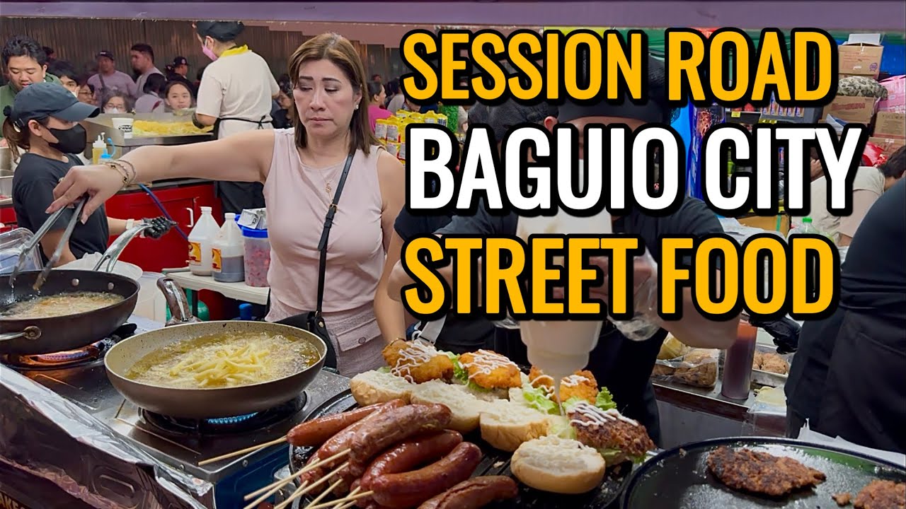Philippines Street Food in Baguio City 🇵🇭 | Amazing Session Road in Bloom Food Tour 2026!