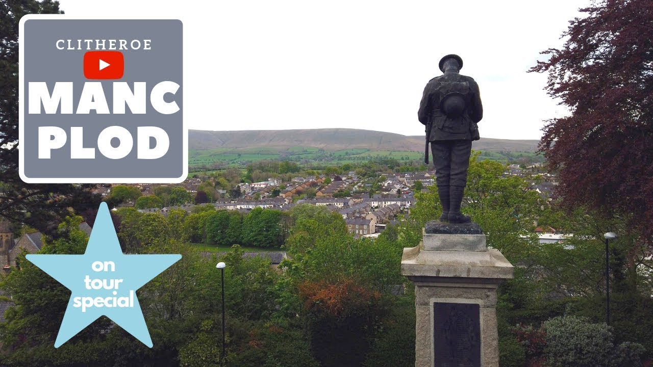 Clitheroe Town Centre and Castle | Walking Tour [4K60fps]