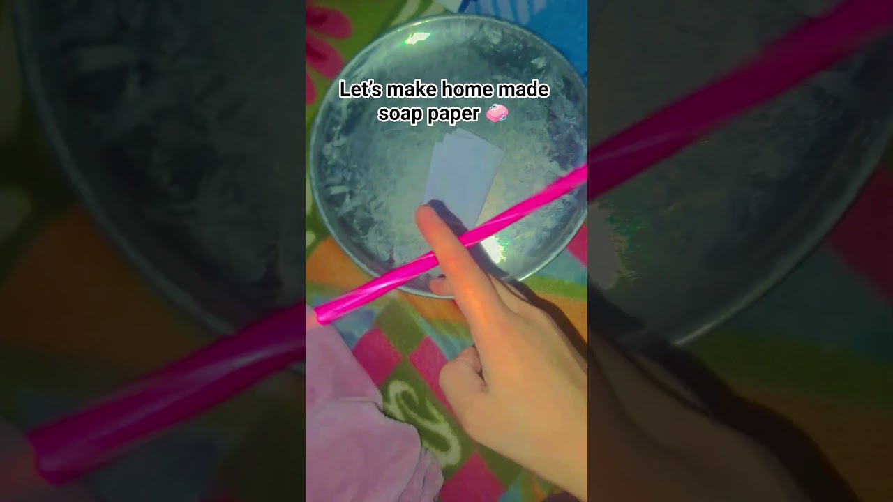 home made soap paper 