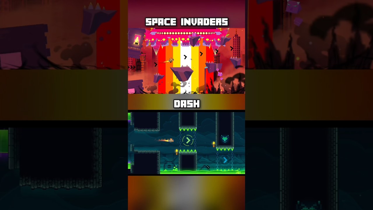 MASHUP | Space Invaders + Dash | Geometry Dash 2.2 