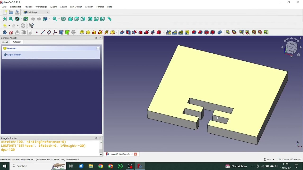 Урок по FreeCAD CFDOF № 15: Теплопередача