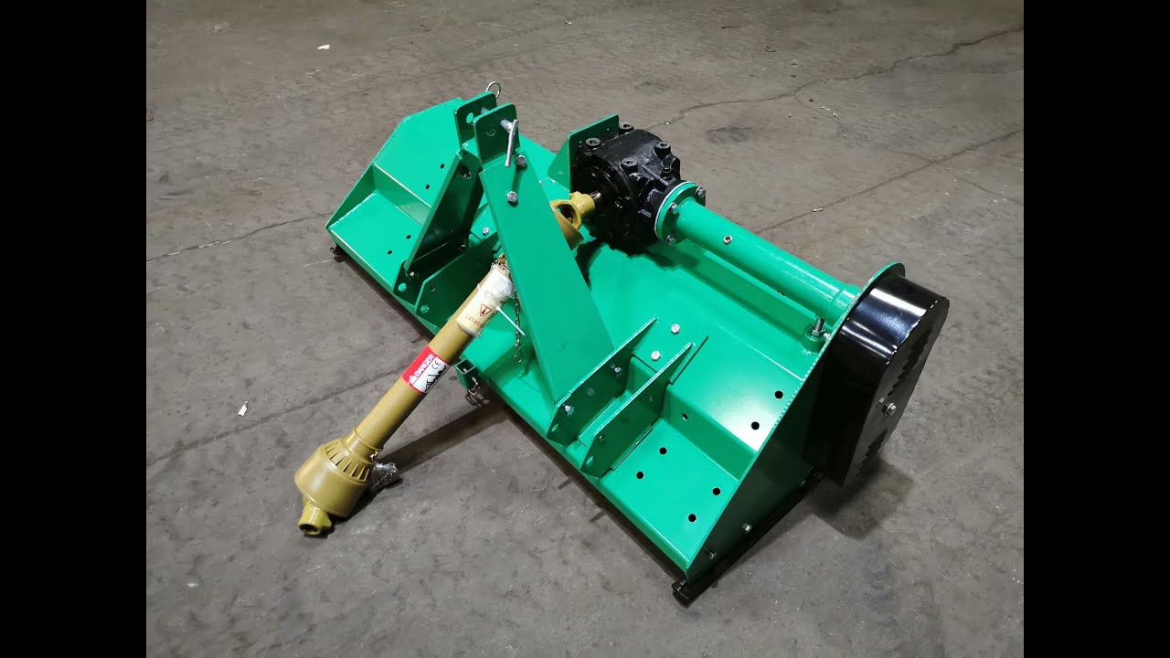 tractor flail mower with pto ; three point category one; farm machinery flail mulch ; hammer blade