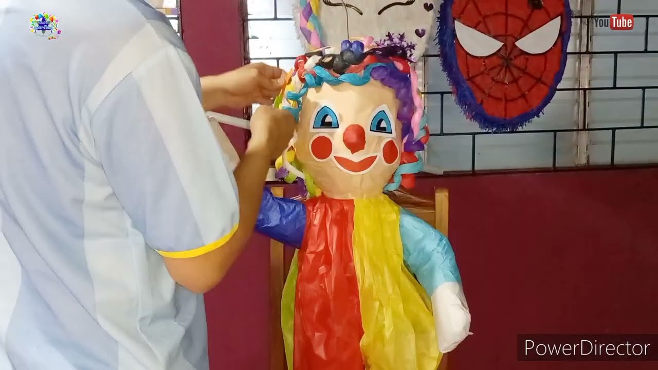 Como decorar una piñata de payaso 
