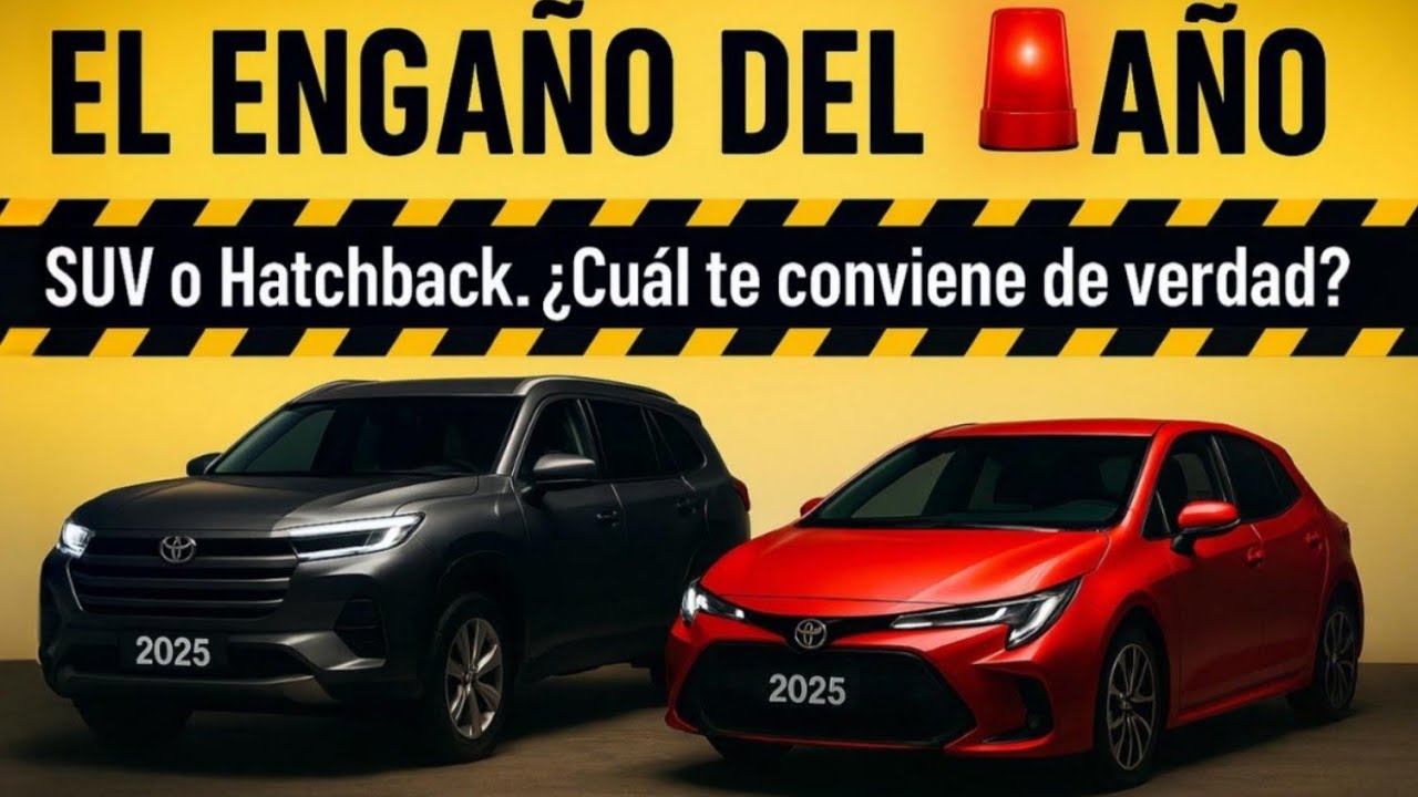 SUV vs Hatchback 2025 🚗 El GRAN enga&ntilde;o que NADIE te cont&oacute; 😱