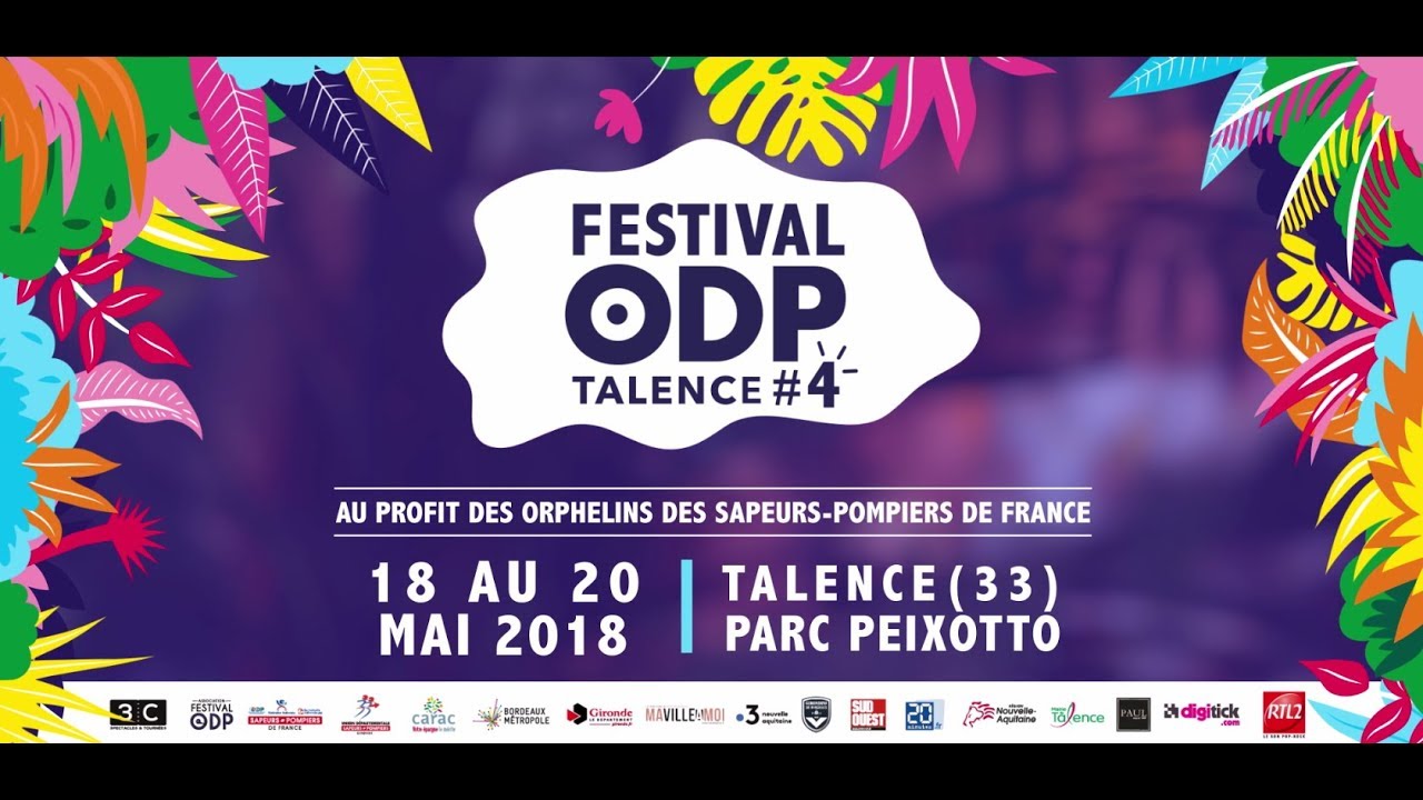 Teaser officiel de la 4e édition du Festival ODP (Talence les 18,19 et 20 mai 2018)