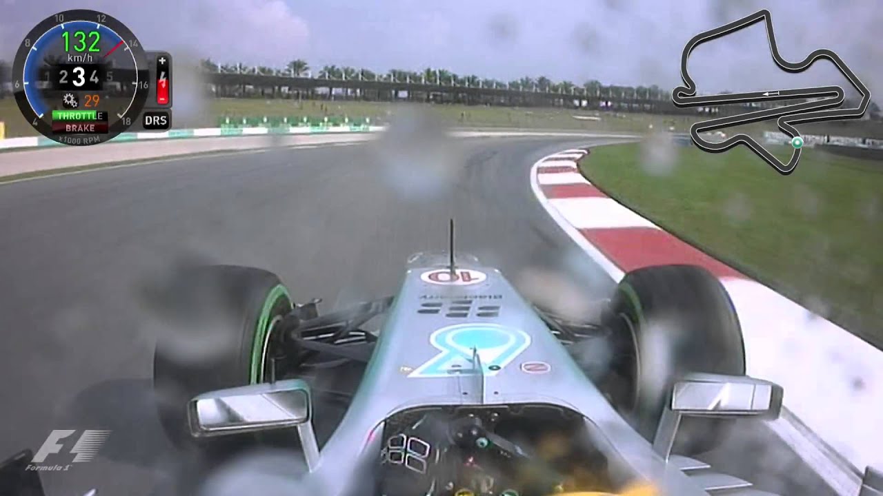 F1 2013 - Malaysian GP Qualifying Lewis Hamilton Onboard (HD)