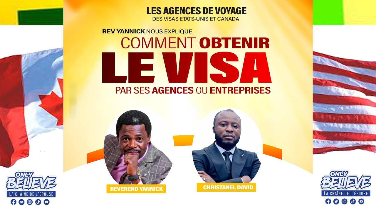 VISAS USA ET CANADA // Comment obtenir le visa ?  Le Reverend Yannick nous explique tout