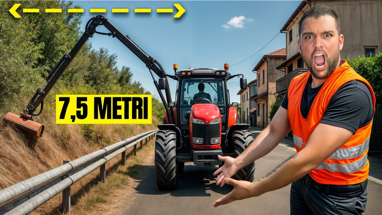 PULIZIA BANCHINE | trinciamo le infestanti sulle scarpate a bordo strada 🚨