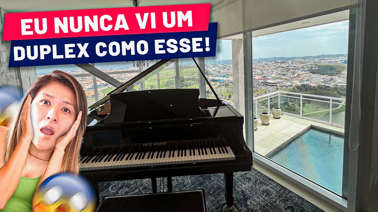 Eu nunca vi um Duplex como esse! | Apartamento de luxo no Le Jardin em Indaiatuba