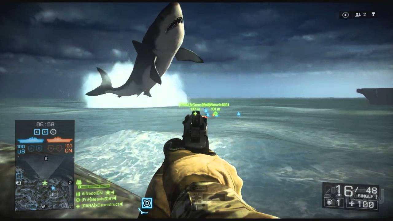 How to Find the Giant Shark in Battlefield 4