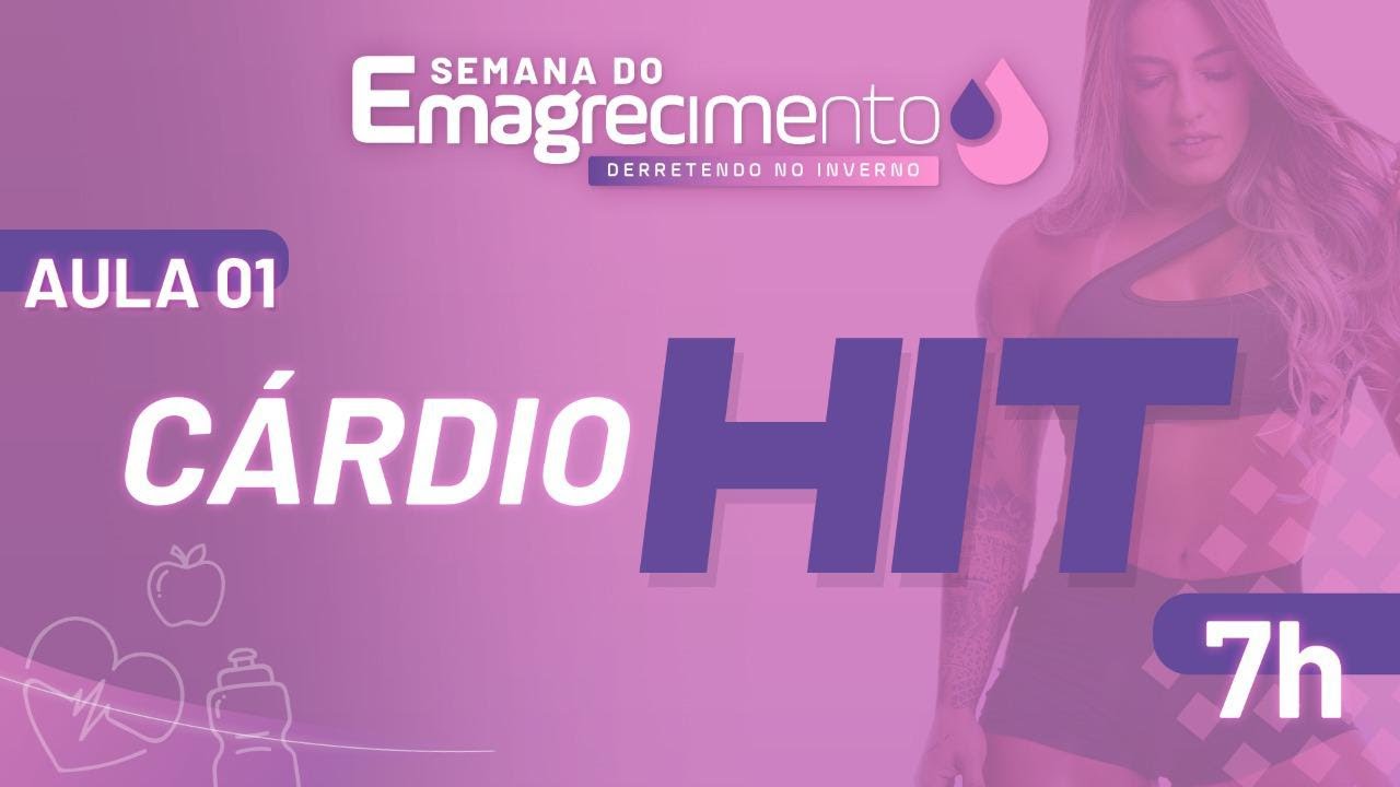SEMANA DO EMAGRECIMENTO // AULA 1 // CARDIO HIT // ALINE ANTIQUEIRA