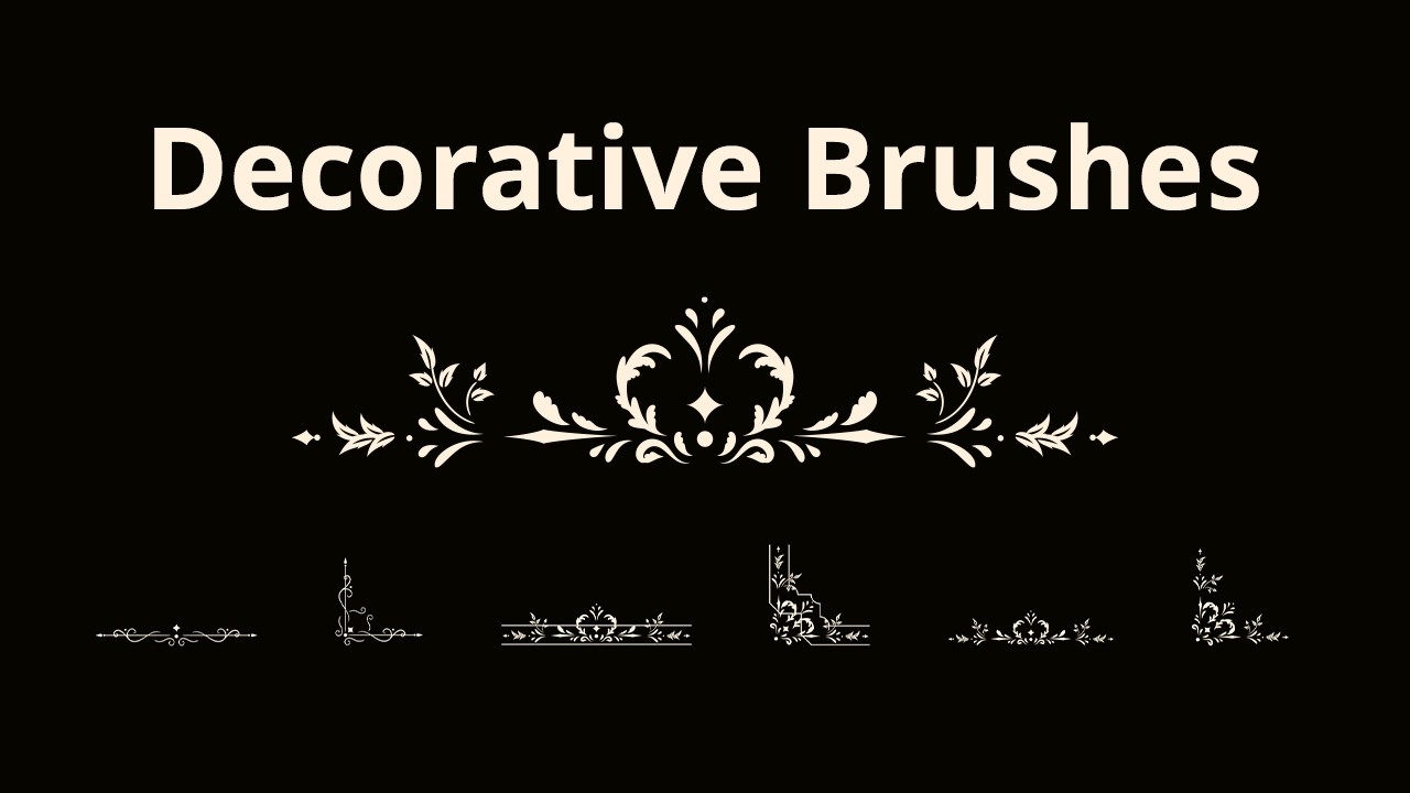 How to Create Decorative Symmetrical Brushes and Text Frames in Illustrator | Branding Design