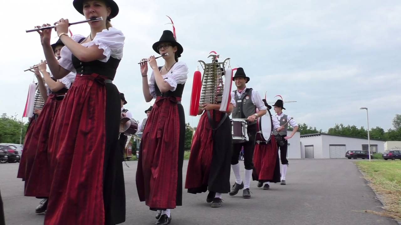 1200 Jahre Retzbach, Marsch zum Gottesdienst