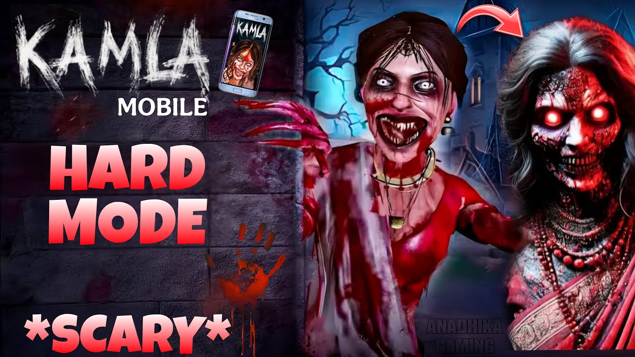 KAMLA MOBILE HARD MODE IS SO *SCARY* || SCARIEST MOBILE GAME || KAMLA MOBILE GAMEPLAY