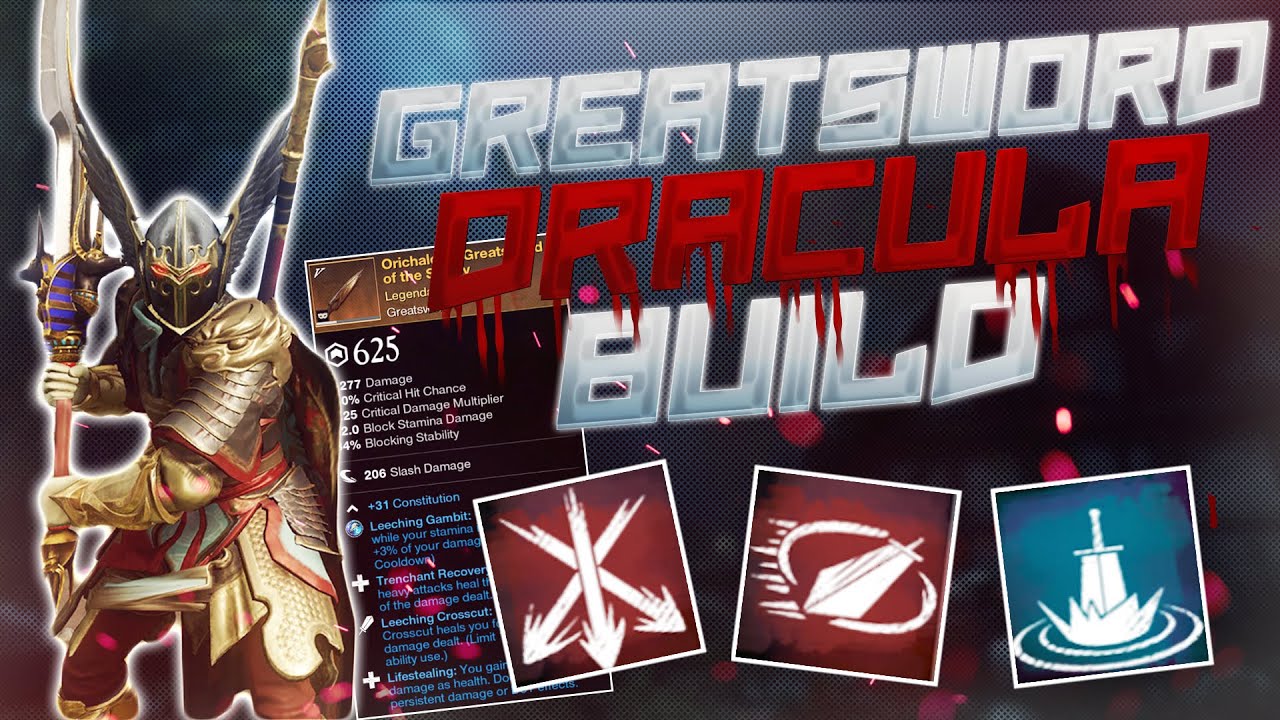 Greatsword Dracula New World Build - Brimestone Update