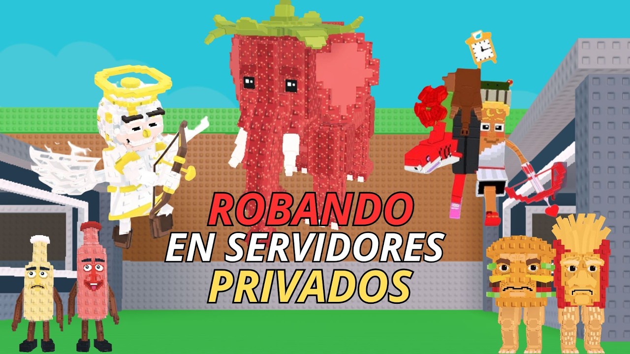 ROBANDO En SERVIDORES PRIVADOS (Roblox) parte 7 ( El peor DIA ? )😱😱