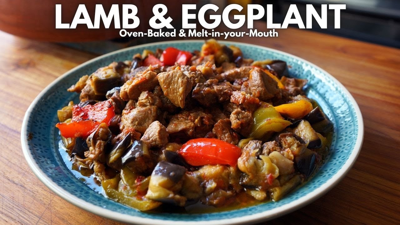 Oven Baked Turkish LAMB and EGGPLANT Kebab