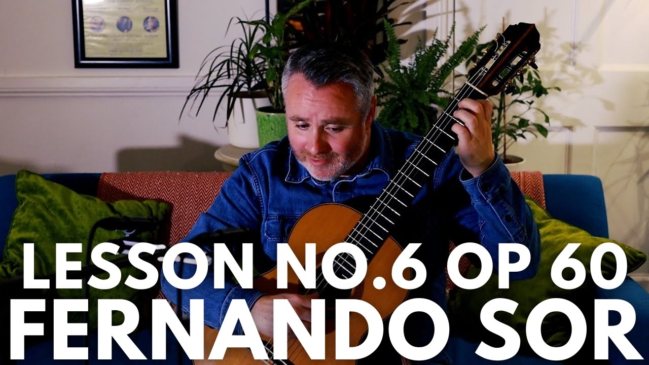Lesson No.6 from Opus 60 by Fernando Sor. Matthew McAllister (Guitar).