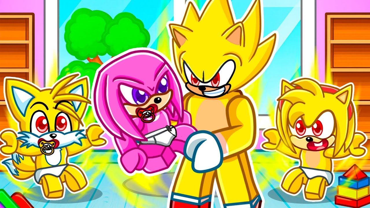 SUPER SONIC se Convierte en PAPÁ en Roblox!
