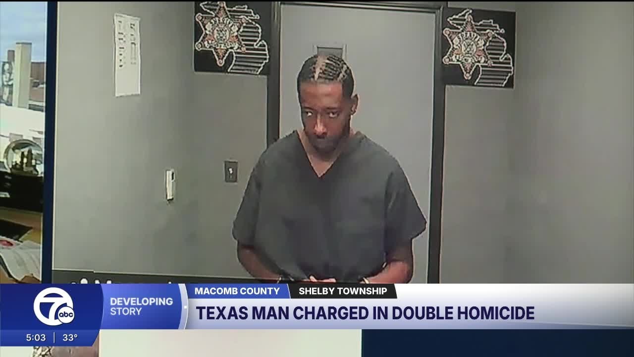 Suspect in Shelby Township double homicide faces 13 felony charges over $3,000 car dispute