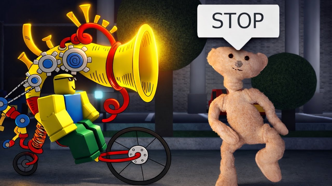 I tried the FUNNIEST Roblox Bear Challenges! (Roblox)