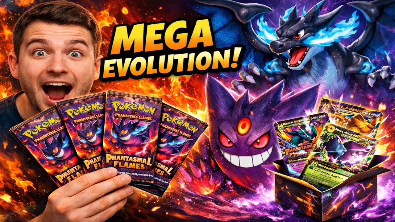 Pokémon TCG: Mega Evolution - Phantasmal Flames - Booster Opening #2