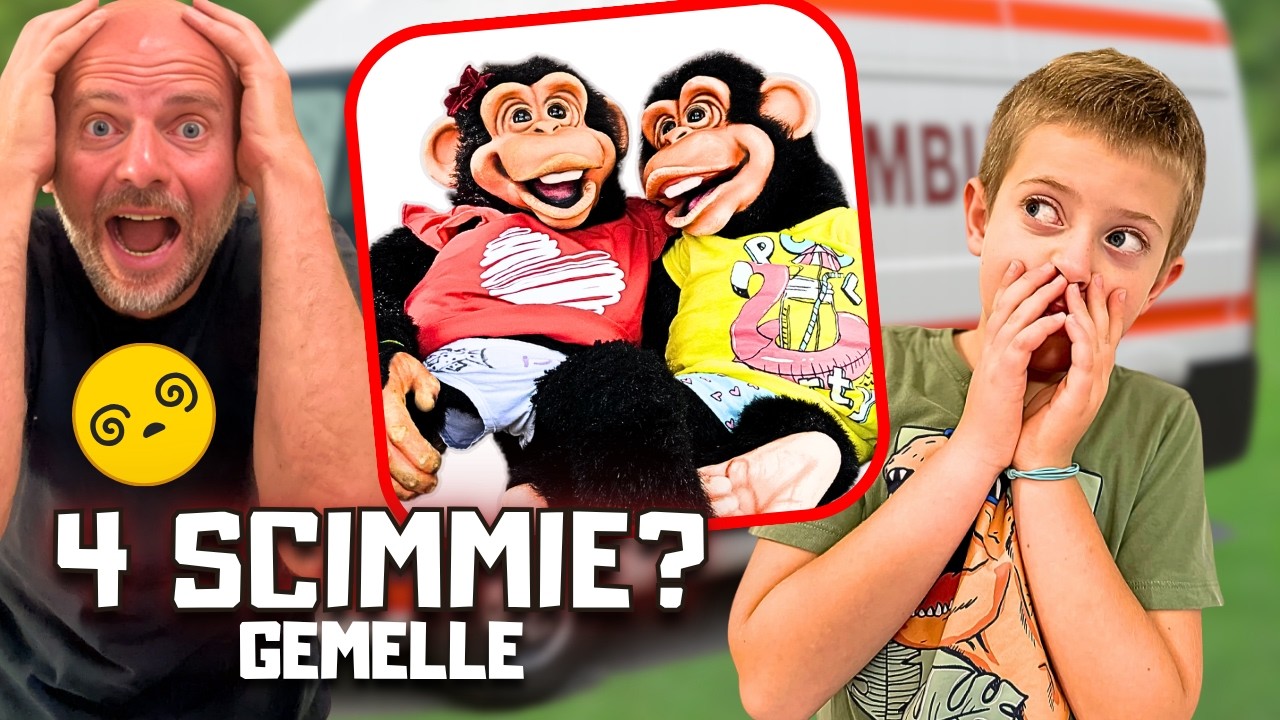 4 SCIMMIE GEMELLE SAREBBE UNA TRAGEDIA PER NICOLA CHE SVIENE QUANDO ISOTTA E ALESSANDRO GLI DICONO..
