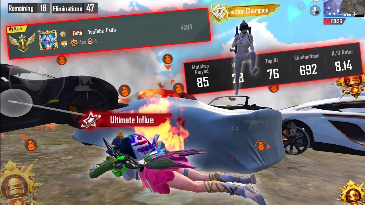 CONQUEROR IN 15 HOURS WORLD RECORD! C8S23🔥PUBG MOBILE