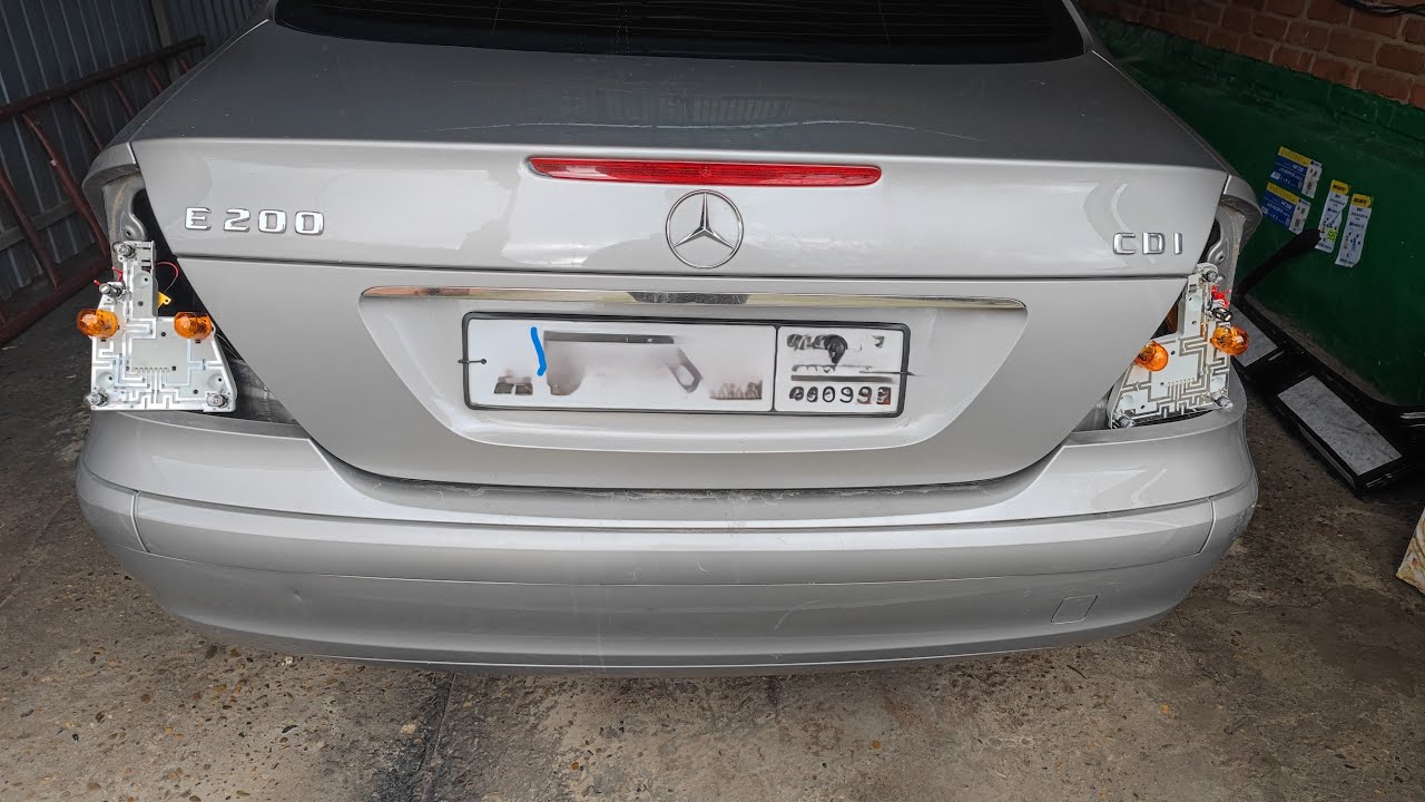 Замена ламп заднего хода мерседес w211 (до рестайлинг)