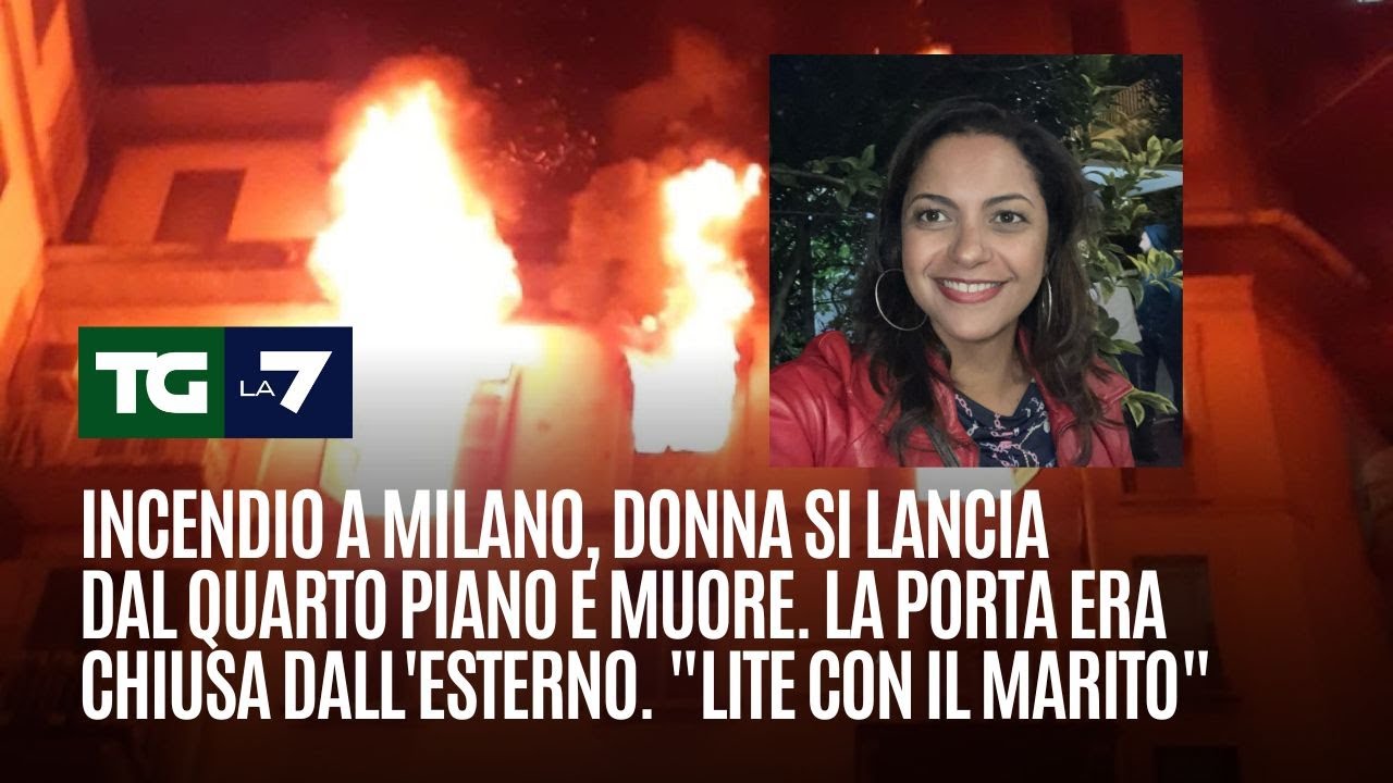 Incendio a Milano, donna si lancia dal quarto piano e muore. La porta era chiusa dall'esterno
