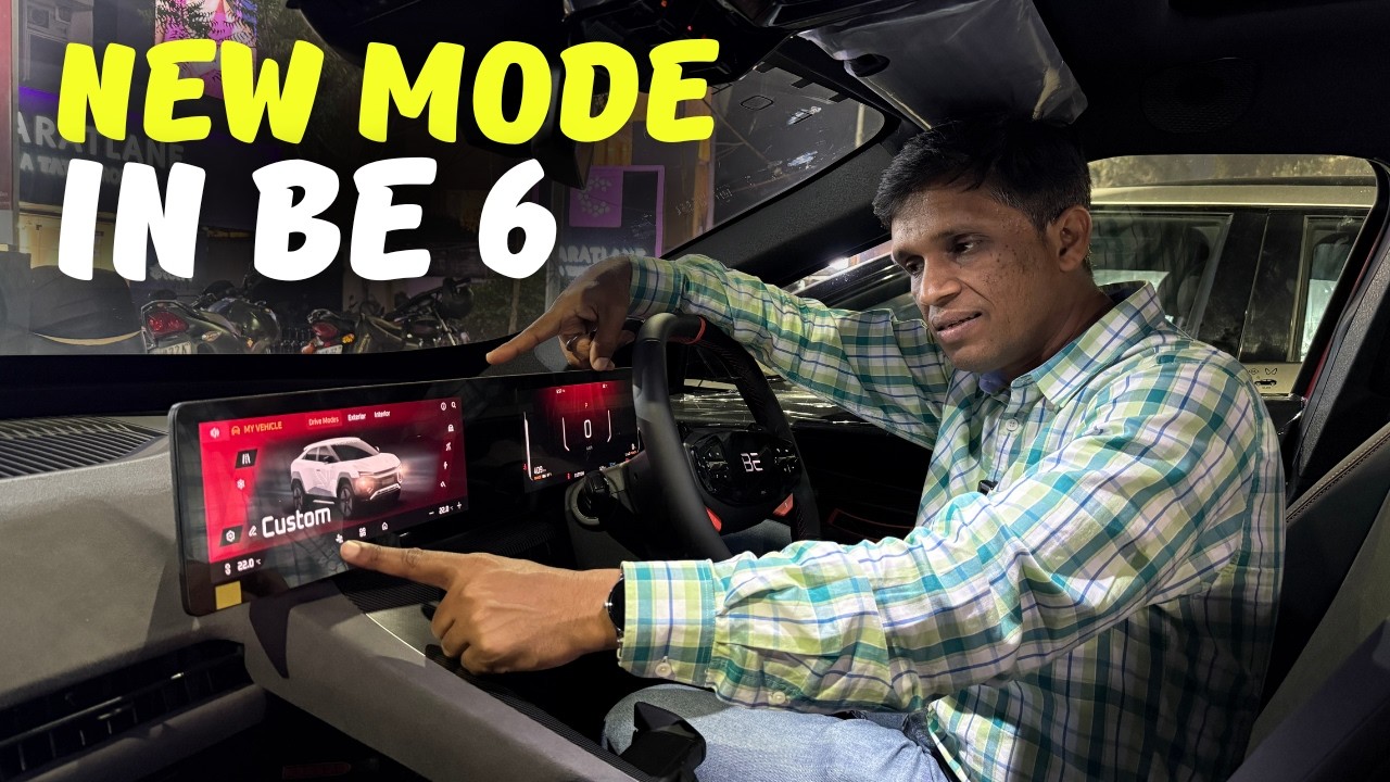 Mahindra BE 6 Gets a New Drive Mode? #electricvehicletalks #be6e #be6 #mahindraelectricoriginsuvs